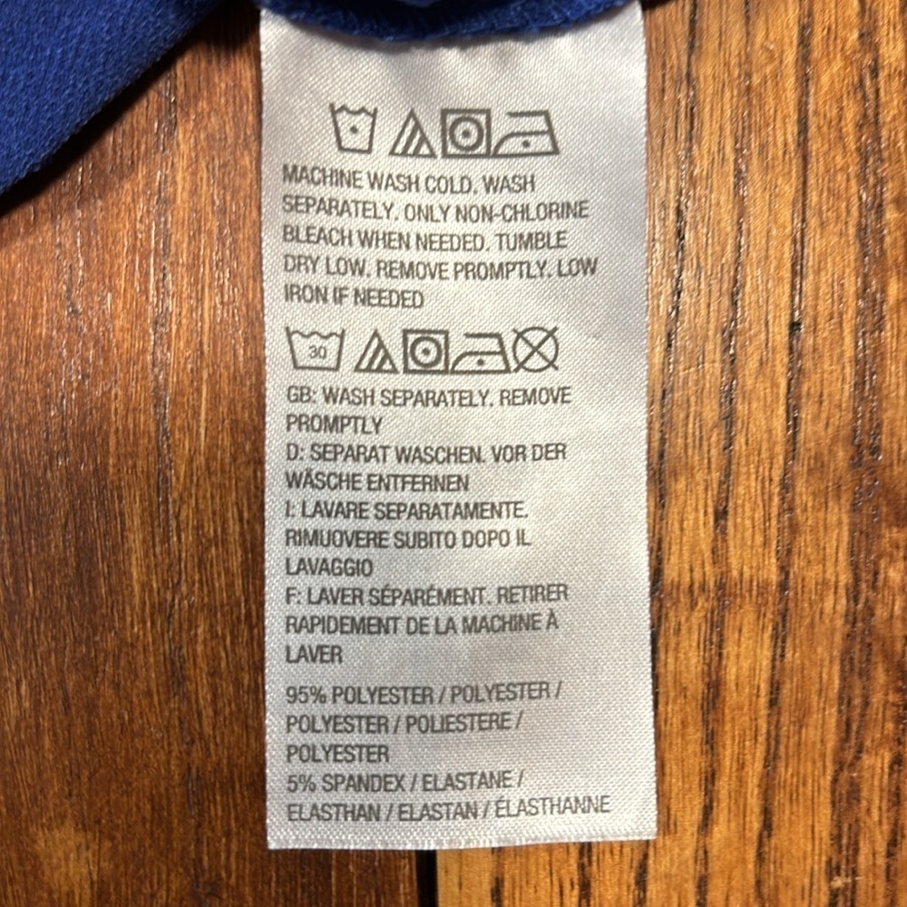 Susan Graver Tunic/Zip Front Ladies Royal Blue Shirt Size XL - Picture 10 of 11